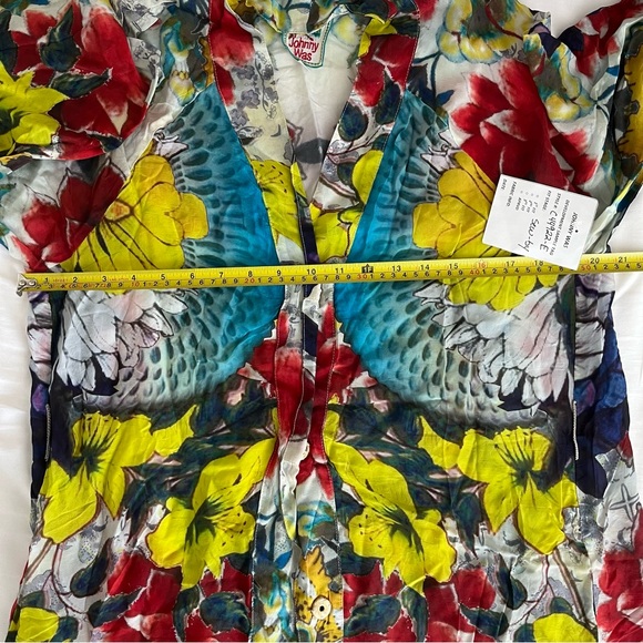 NWOT RARE Johnny Was Kimono Maxi Dress Cover up S - Picture 13 of 16